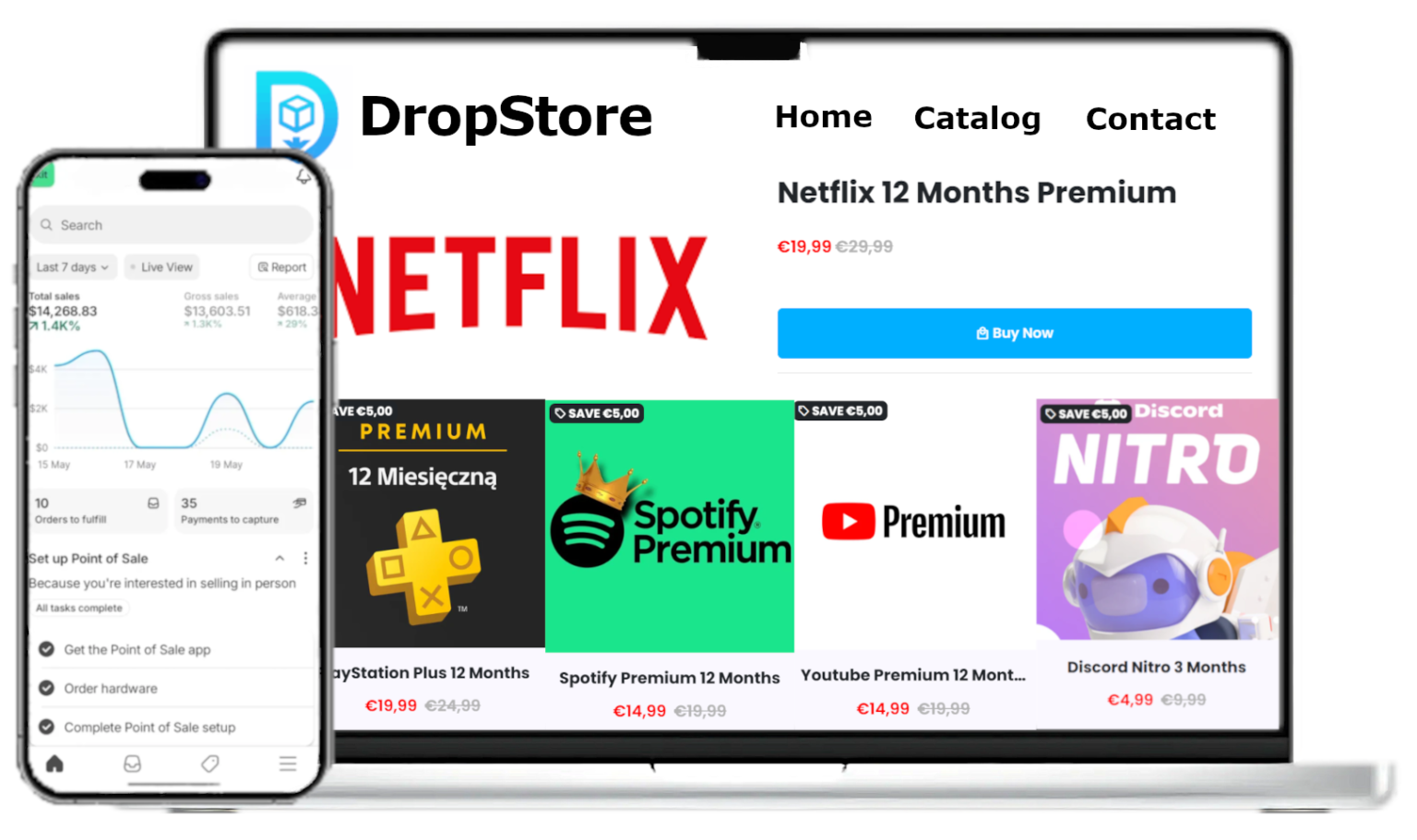 Droplino ready-to-sell dropshipping store example
